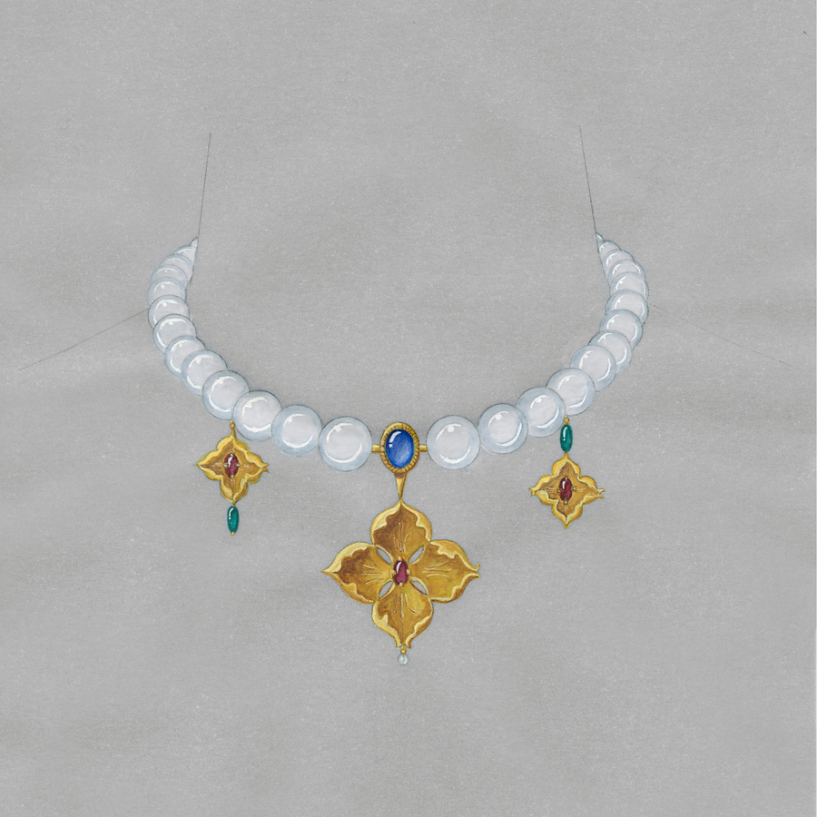 Award-winning necklace design by Eleanor Yeh
